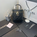 Black Vanity Case Handbag U8198