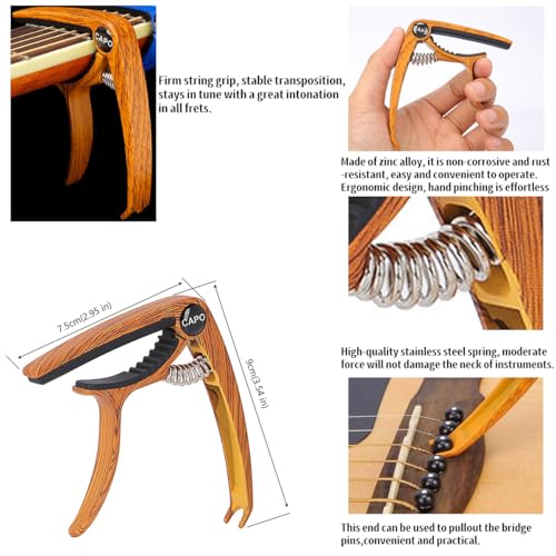 Guitar Accessories with Capo, Tuner and Picks J67643