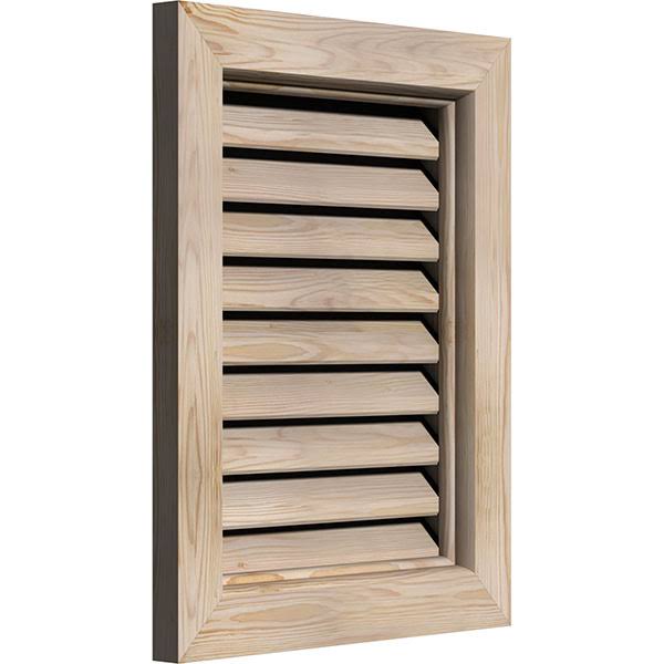 36-in W x 24-in H Vertical Gable Vent Unfinished Smooth Pine U9723