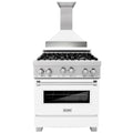 30 Gas Range and Range Hood Appliance Package D7918