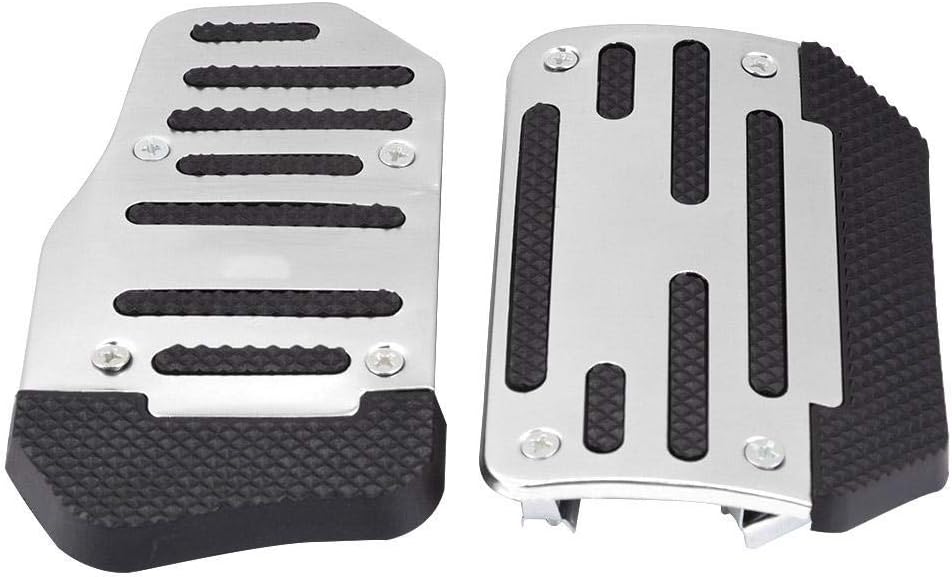 Pack of 2 Alloy Nonslip Automatic Brake Pedal Cover P601373