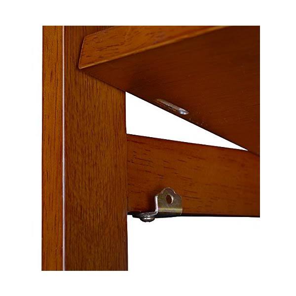 Cherry 28 inch High Folding Bookcase M94051