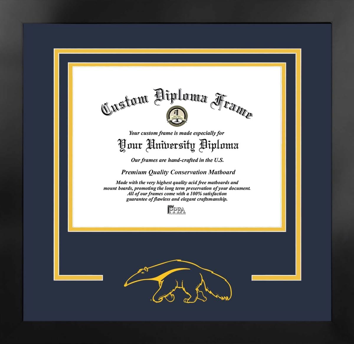 11 x 8.5 in. Black Frame Diploma B603209