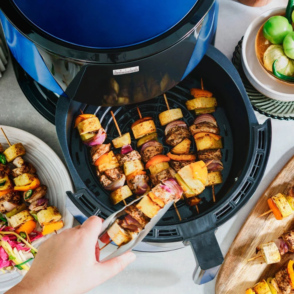 Ink Blue Stainless Steel Digital Air Fryer Y507