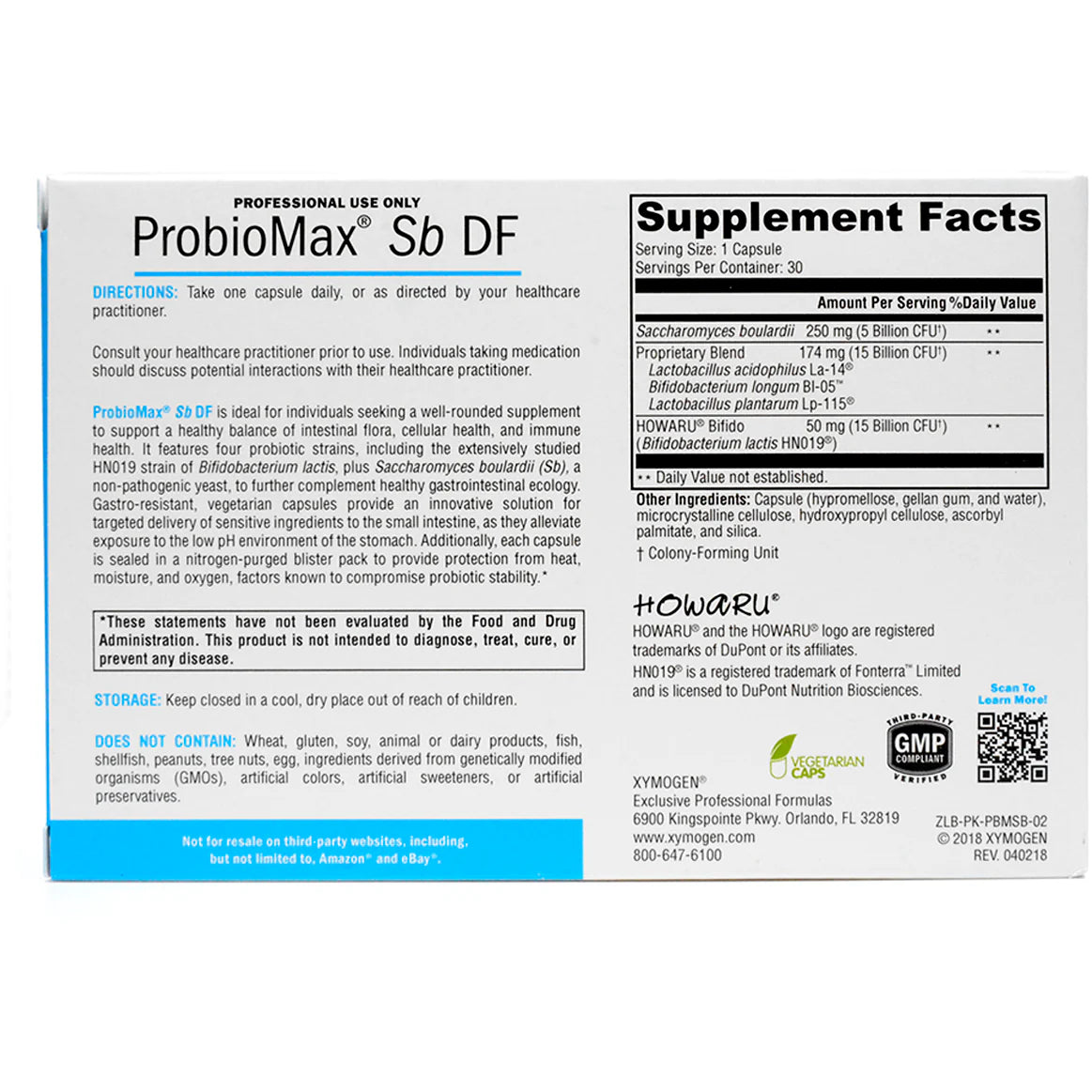 ProbioMax Sb DF L123