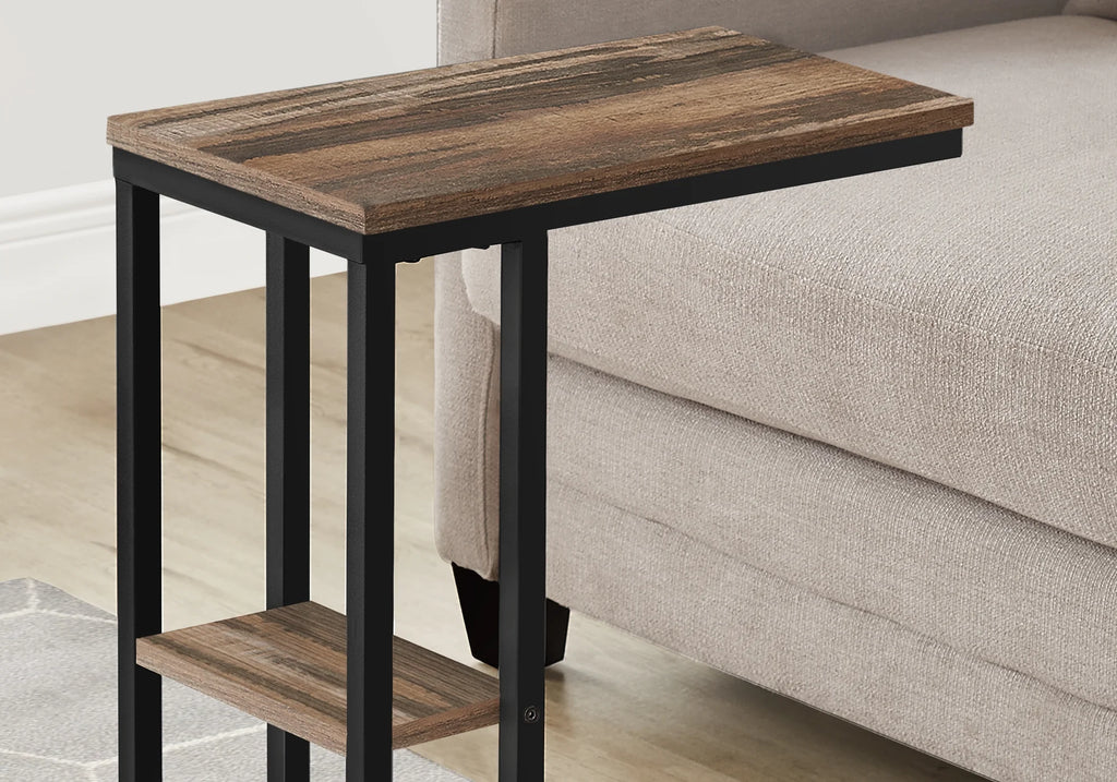 C-shaped Metal Accent Table C216