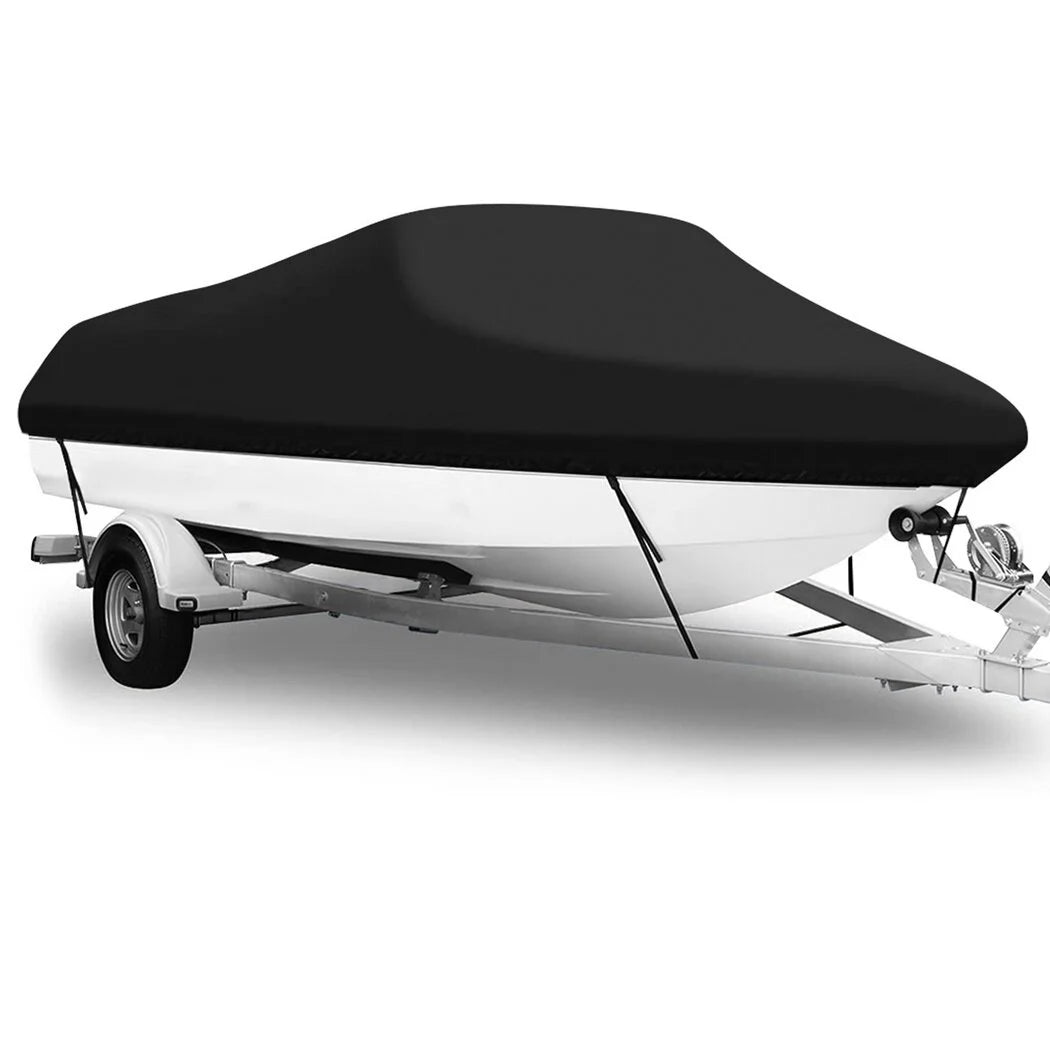 Boat Cover for V-Hull Runabouts Outboards and I/O Bass Boats, Fits up to 20-22ft I9108