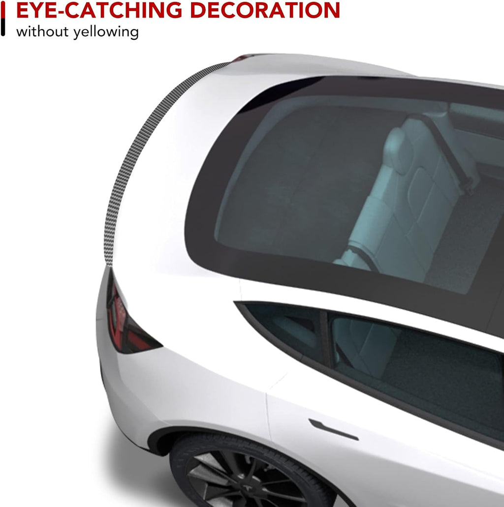 Matte Carbon Fiber Trunk Wing Spoiler O365