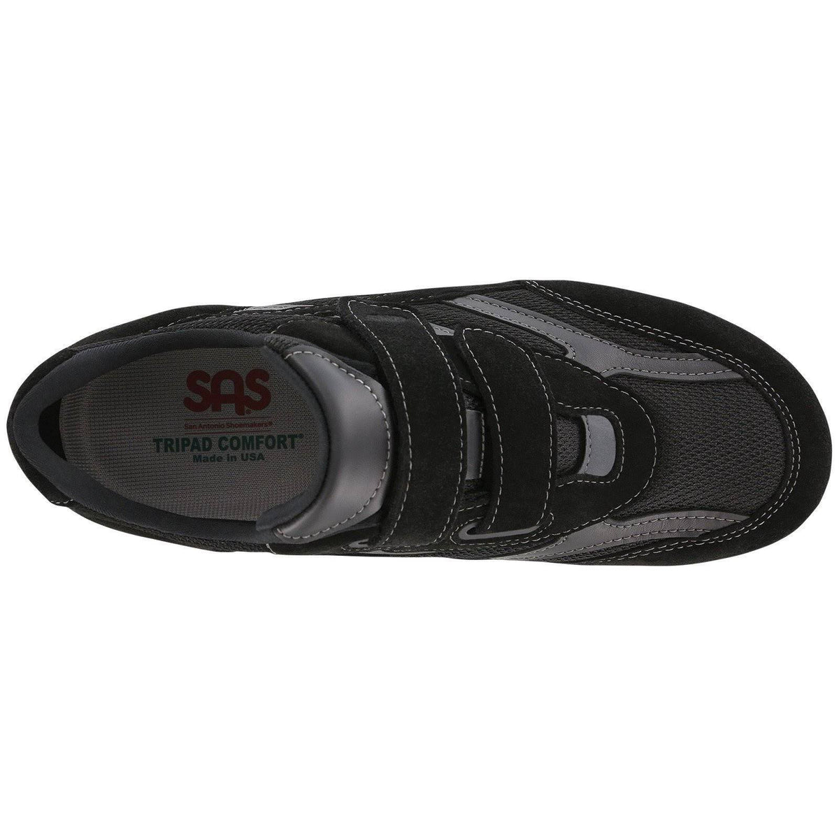 Black Mesh Men's Slim Shoes D480287