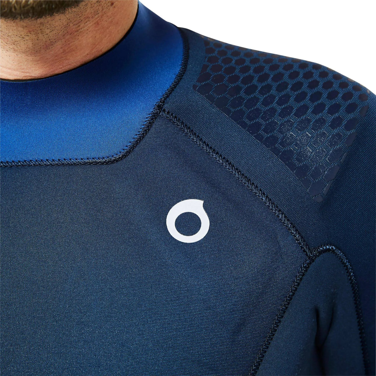 Men's Scuba Diving 3 mm Wetsuit Dark Blue, Size Small F35735