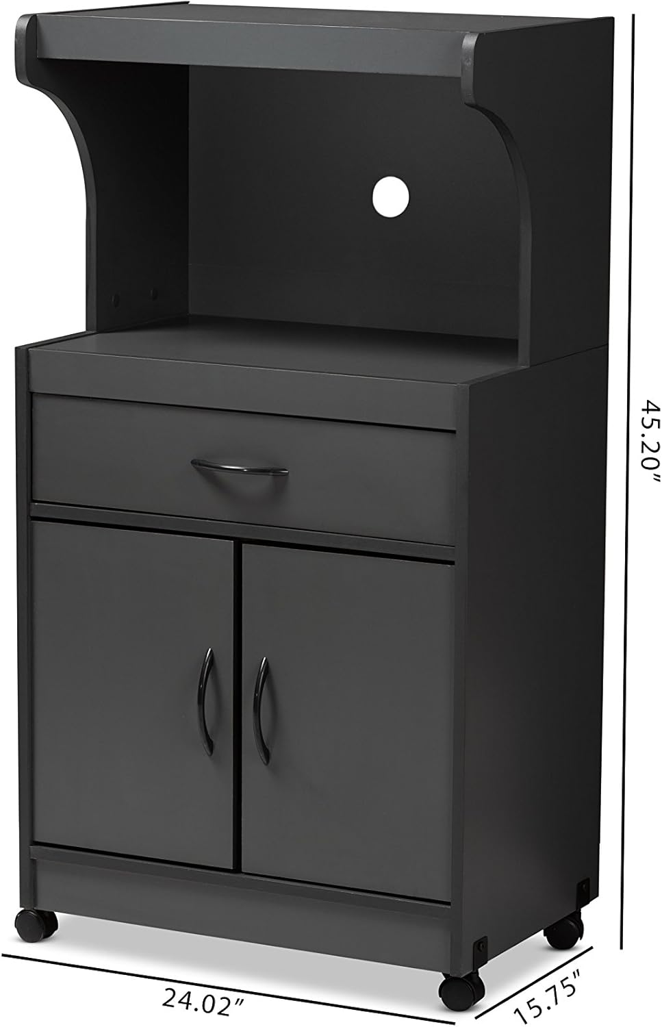 Dark Grey Kitchen Cabinet V58809