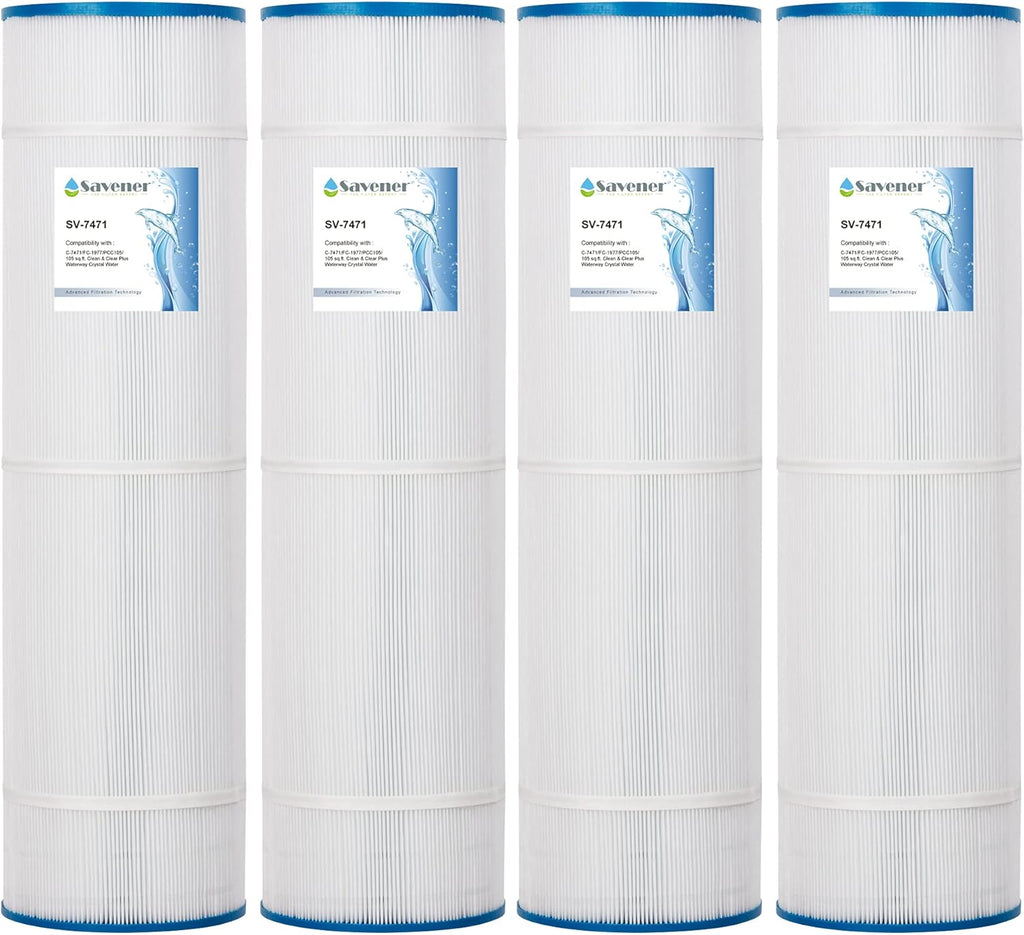 105Sq.ft Swimming Pool Replacement Filter Cartridge 4 Pack T4645