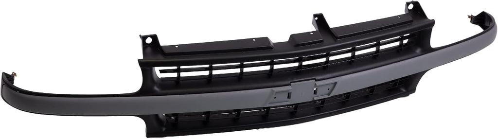 Front Black Grille Assembly With Gray Center Bar N10811