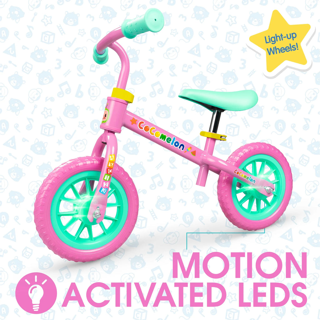 Blue Adjustable Lightweight Toddler Balance Bike V125