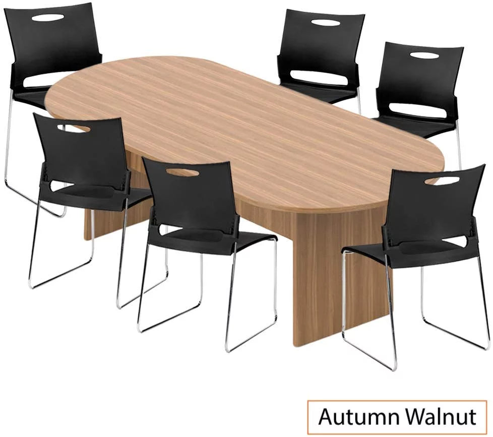 8FT Conference Table X 6 Chairs Set B1435