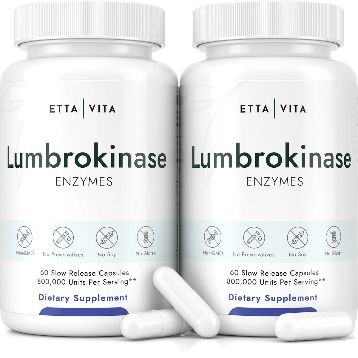 120 Capsules Lumbrokinase Enzyme Complex K337