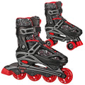 Boys 2-in-1 Roller/Inline Skates Black/Green Z33370