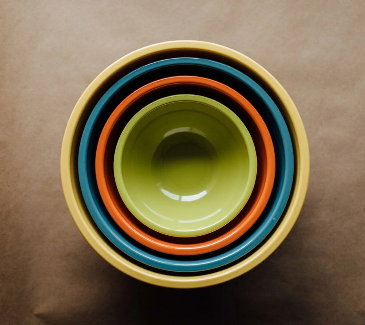 Set of 4 Nesting Camping Food Bowls V359