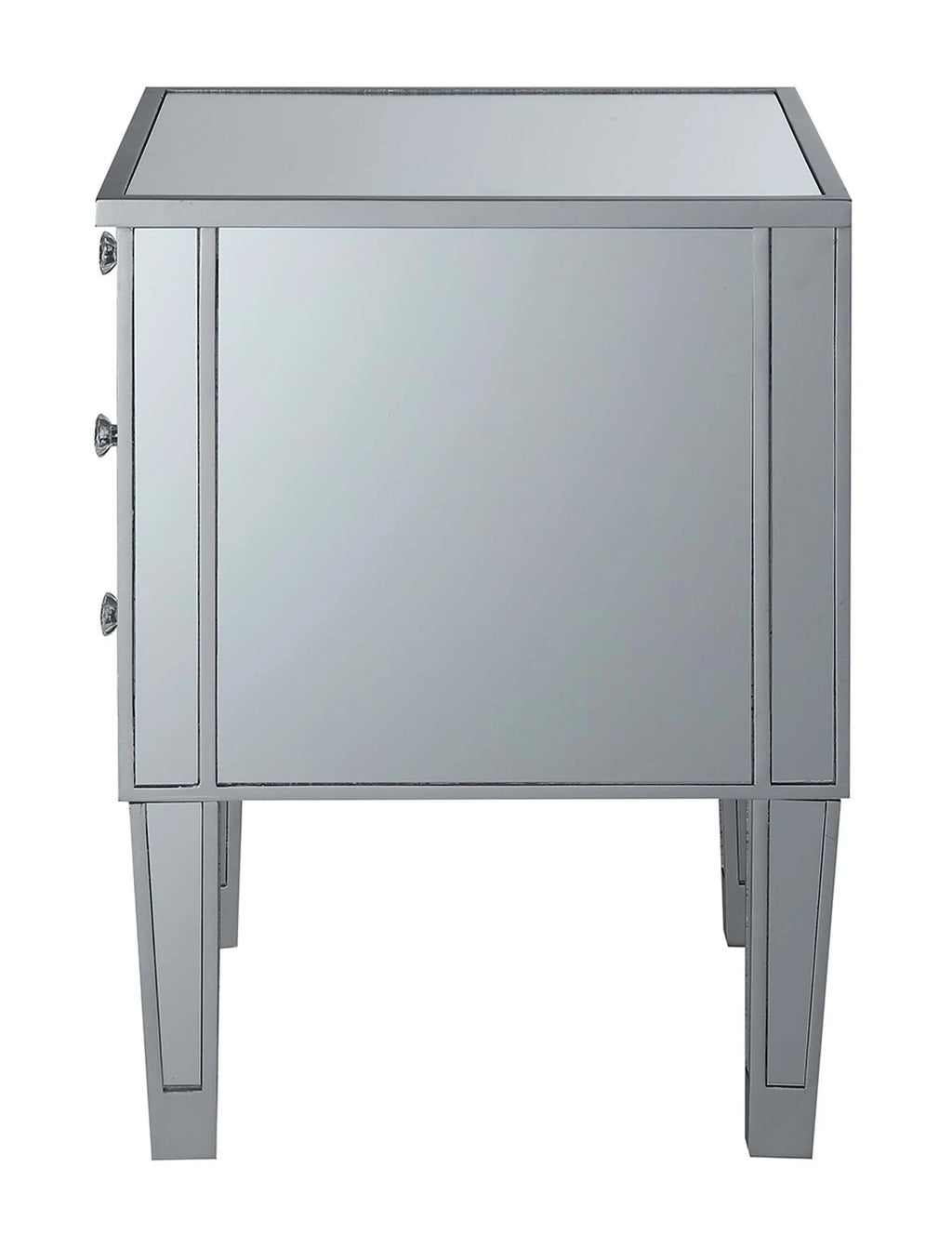 3 Drawer Mirrored End Table G314