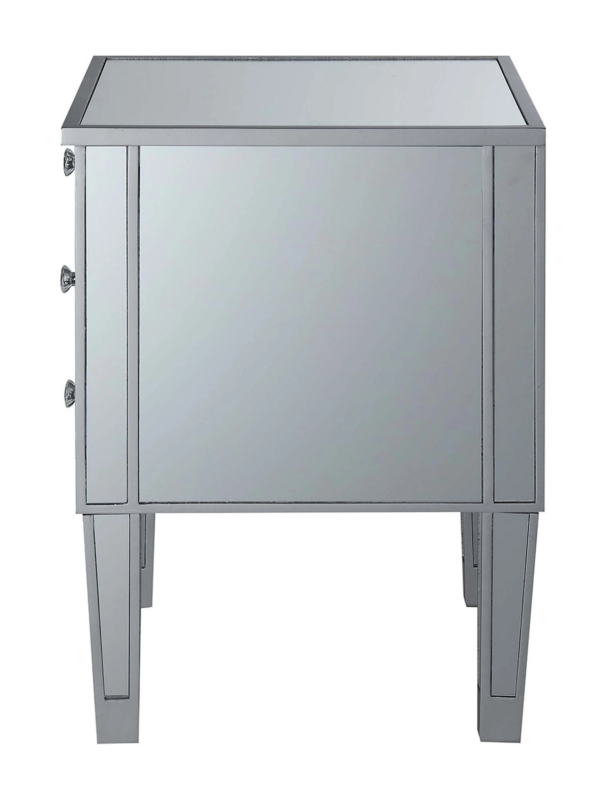 3 Drawer Mirrored End Table G314