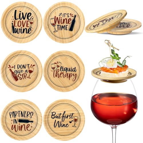 8 Pcs Wine Glass Charcuterie Topper Plates C686568