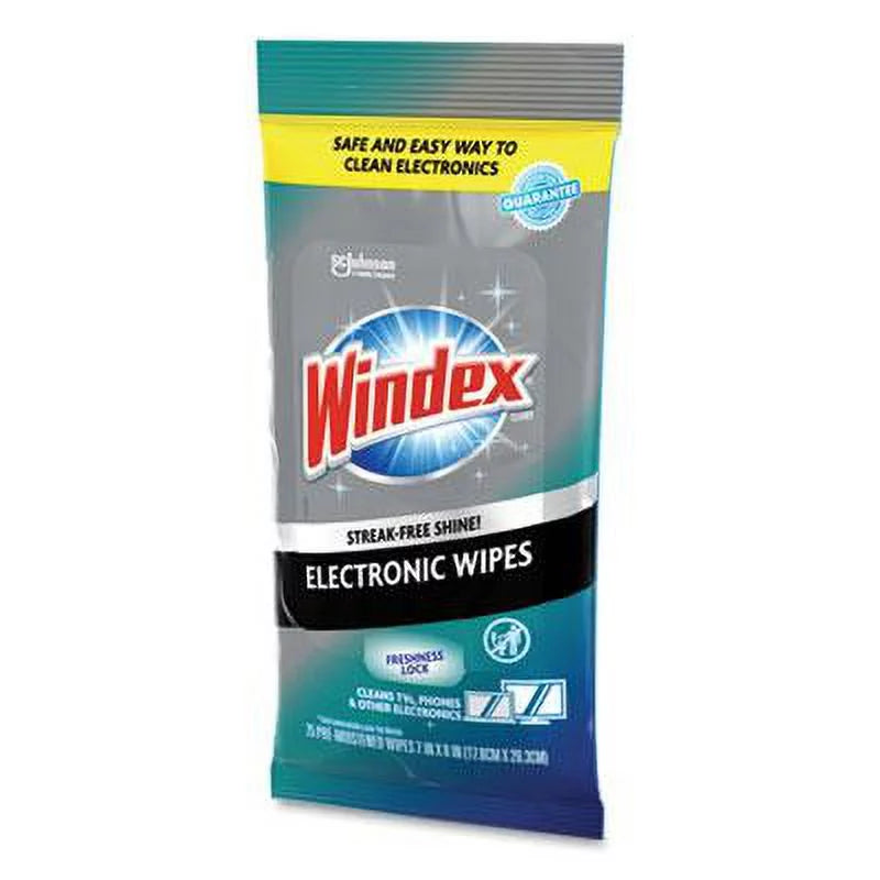 Electronics Cleaner, 25 Wipes, 12 Packs O819624