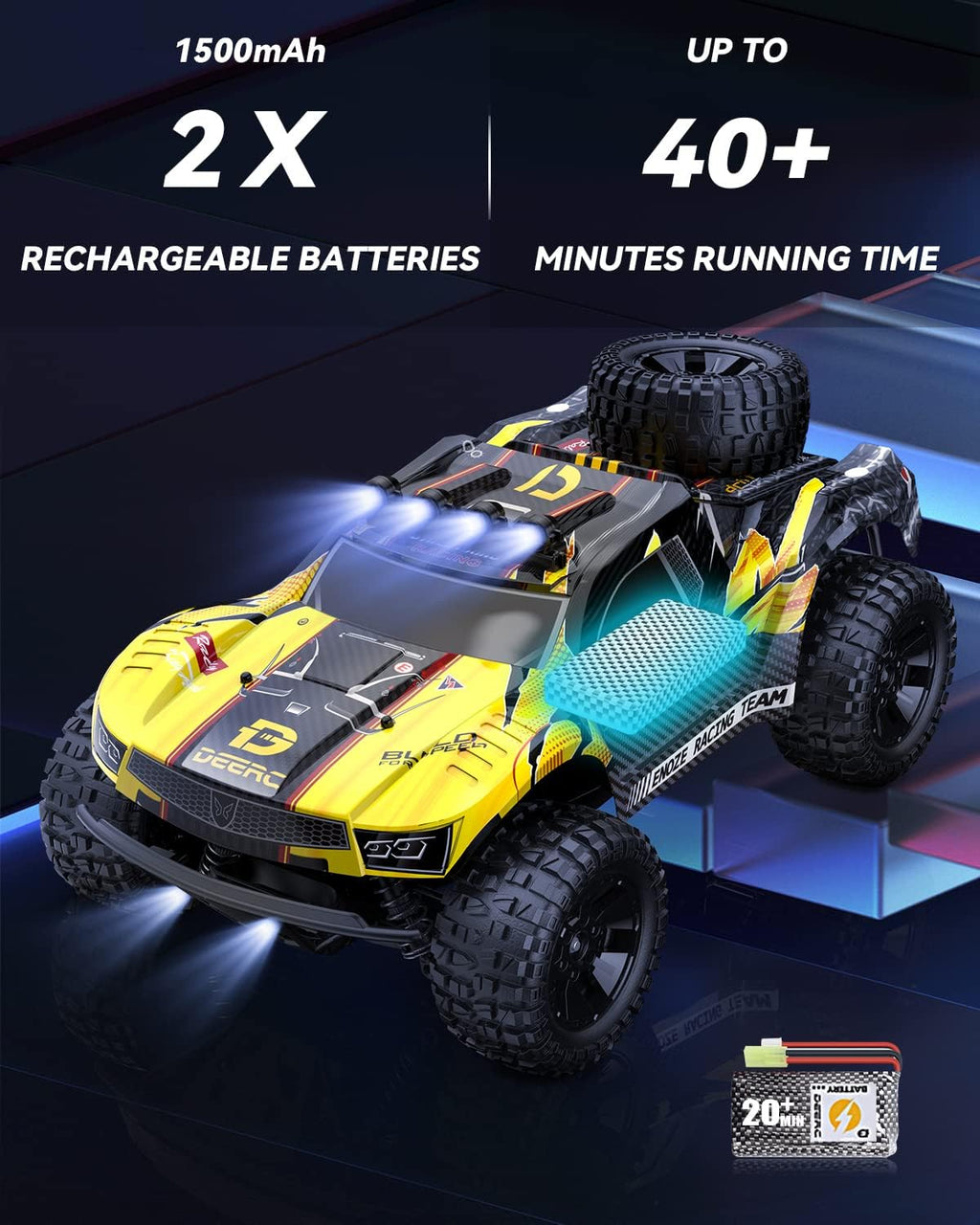 1:12 4x4 Remote Control Truck with Lights H20357