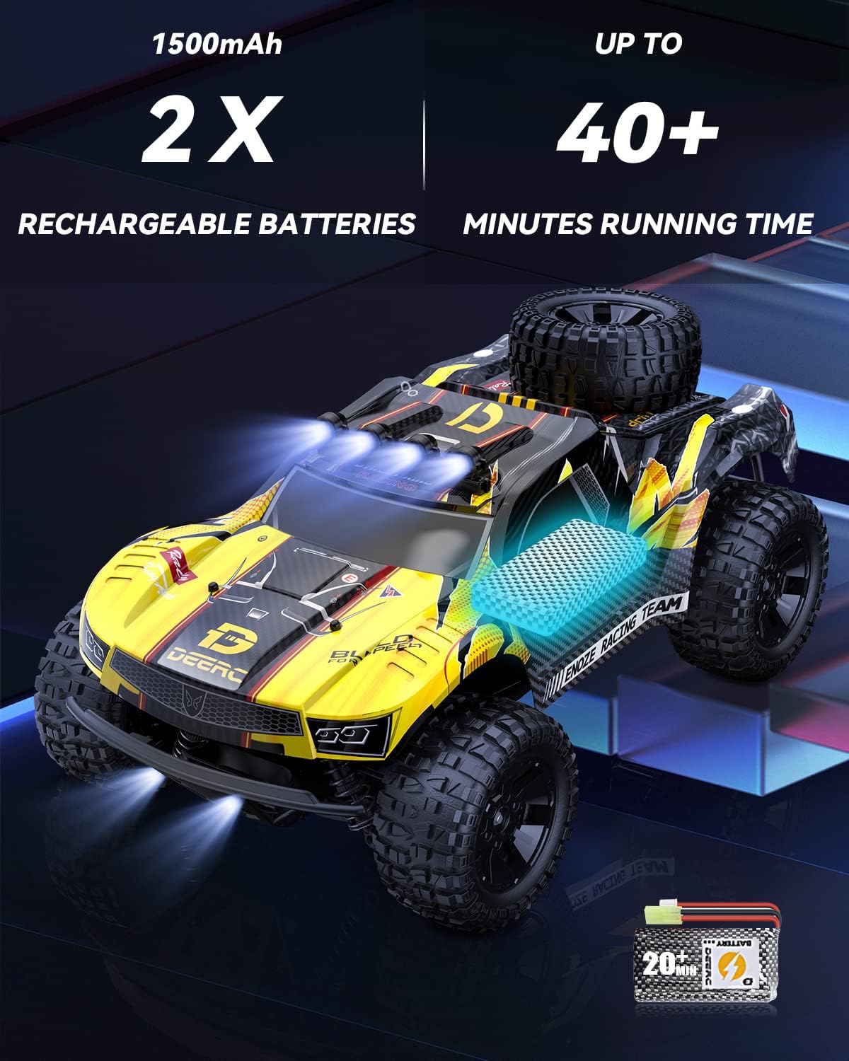 1:12 4x4 Remote Control Truck with Lights H20357