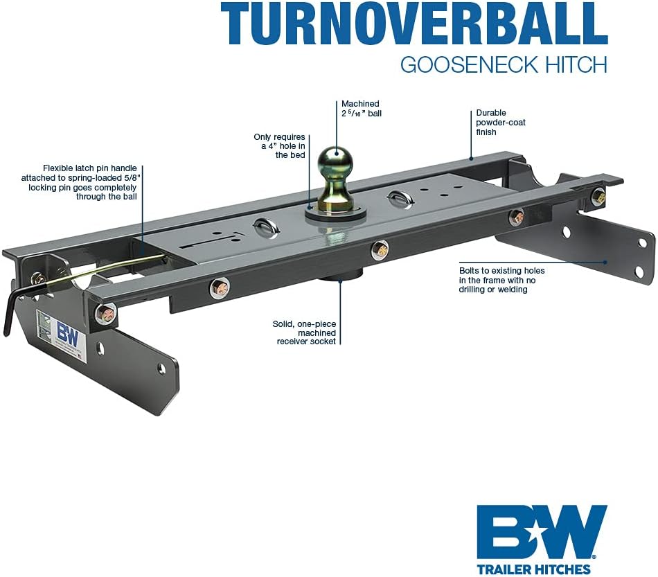 Turnoverball Gooseneck Hitch Q712