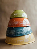 Set of 4 Nesting Camping Food Bowls V359