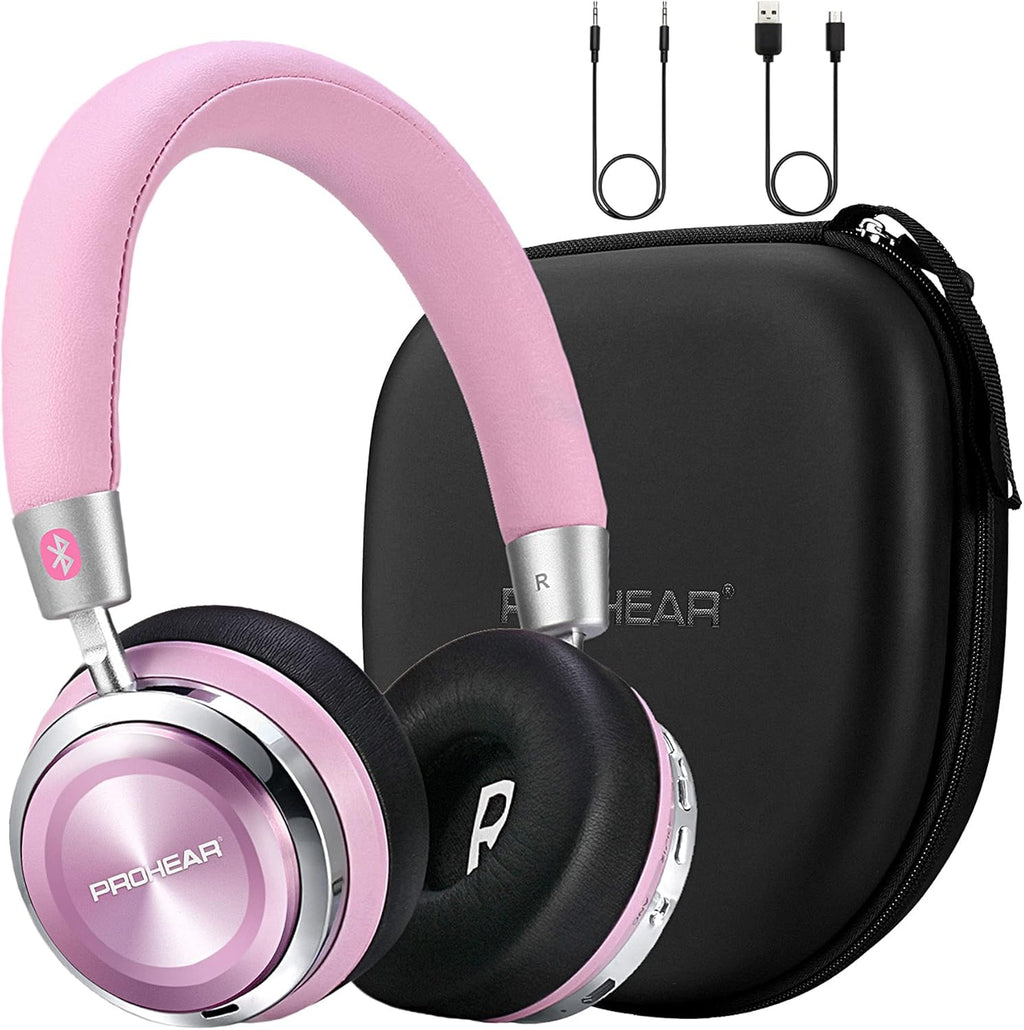 Kids Bluetooth Active Noise Cancelling Headphones with Safe 85dB Volume Limit - Blue I8652