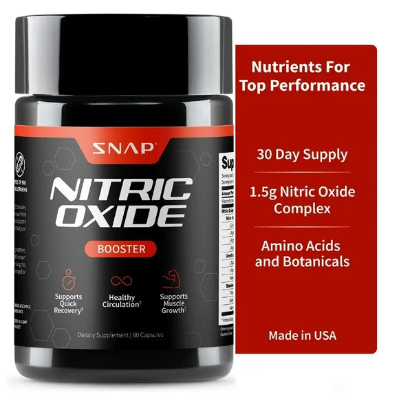 60 Capsules Nitric Oxide Booster U7807