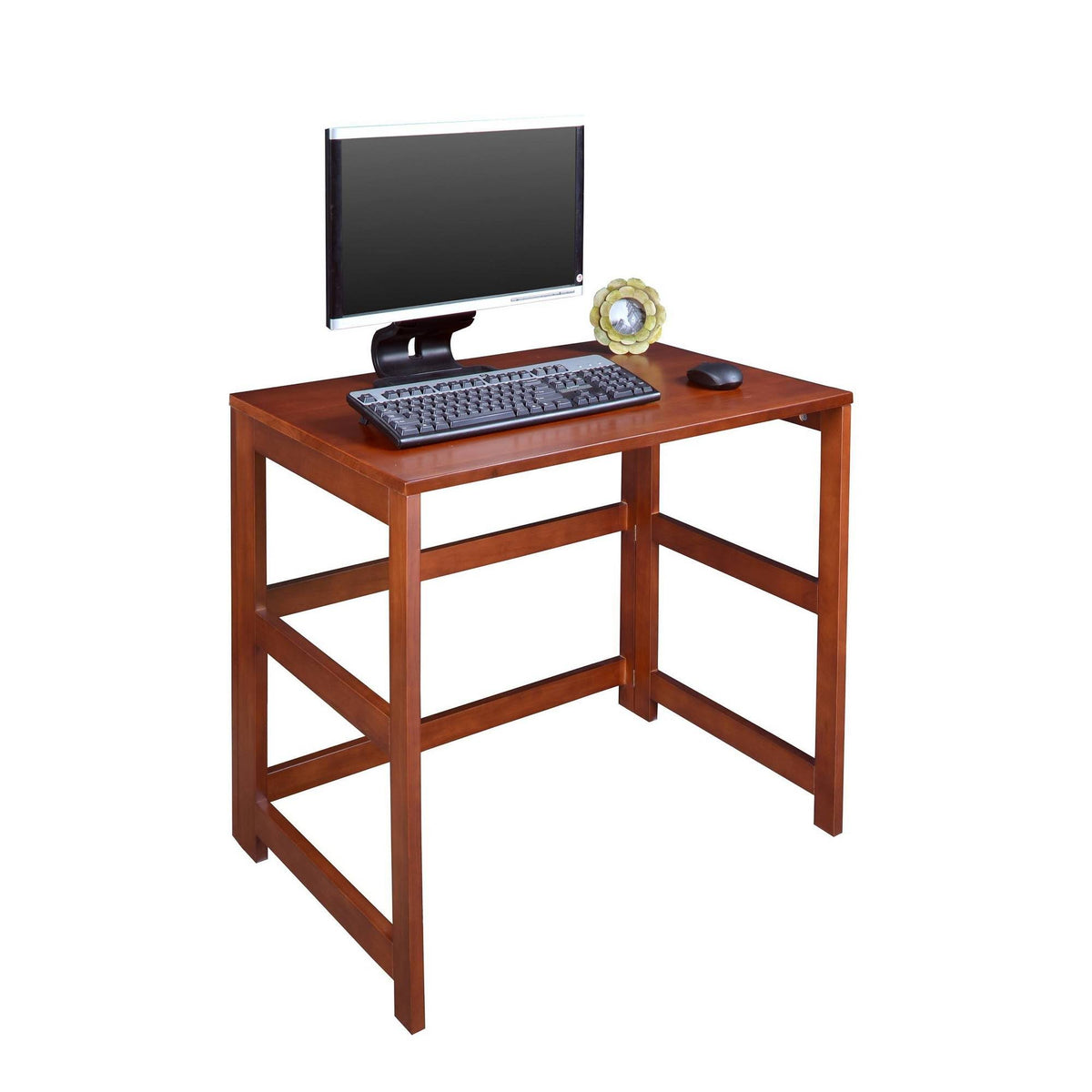 Cherry 28 inch High Folding Bookcase M94051