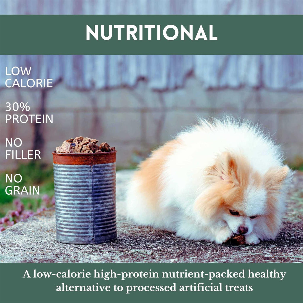 Slow Roasted Beef Lung Bites Dog Treats K33761