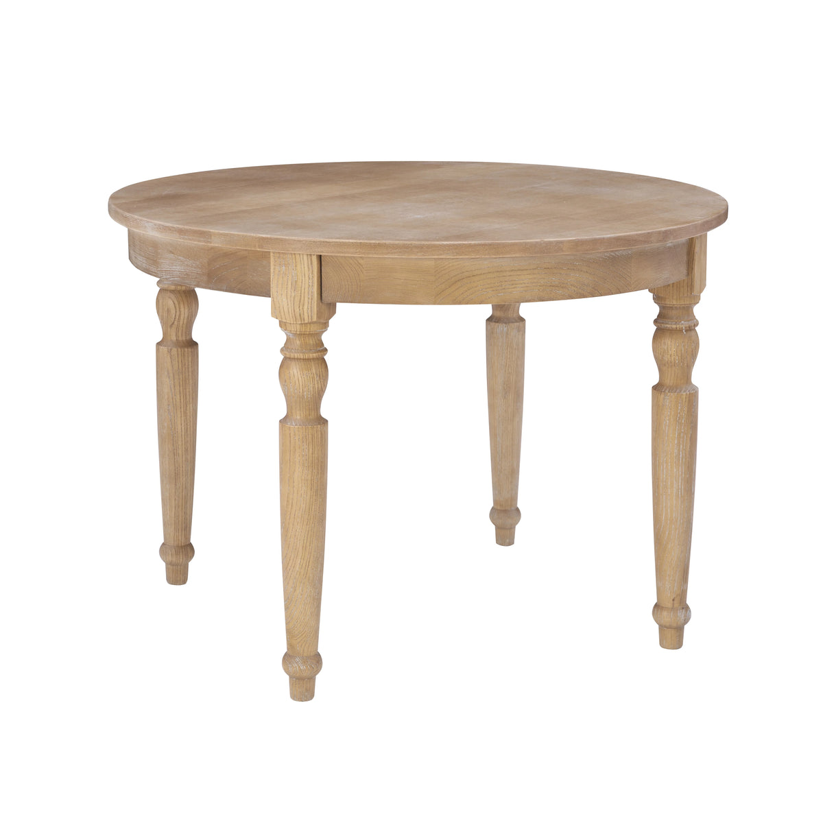 42" Round Rustic Dining Table with Turned Legs M436341
