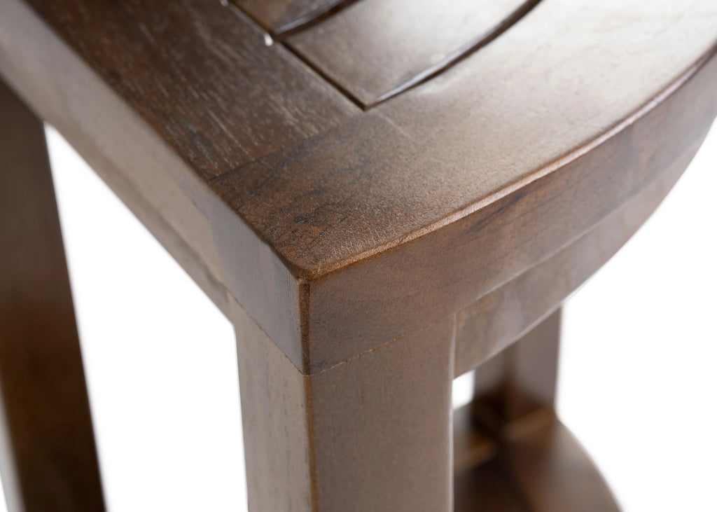 Teak Wood Corner Shower Stool P906497