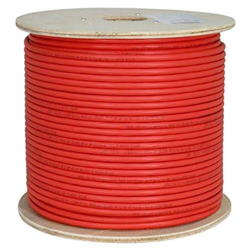 Cat6a 10g UTP 23AWG Solid Bare Copper PVC 1000ft Gray Bulk Ethernet Cable O918