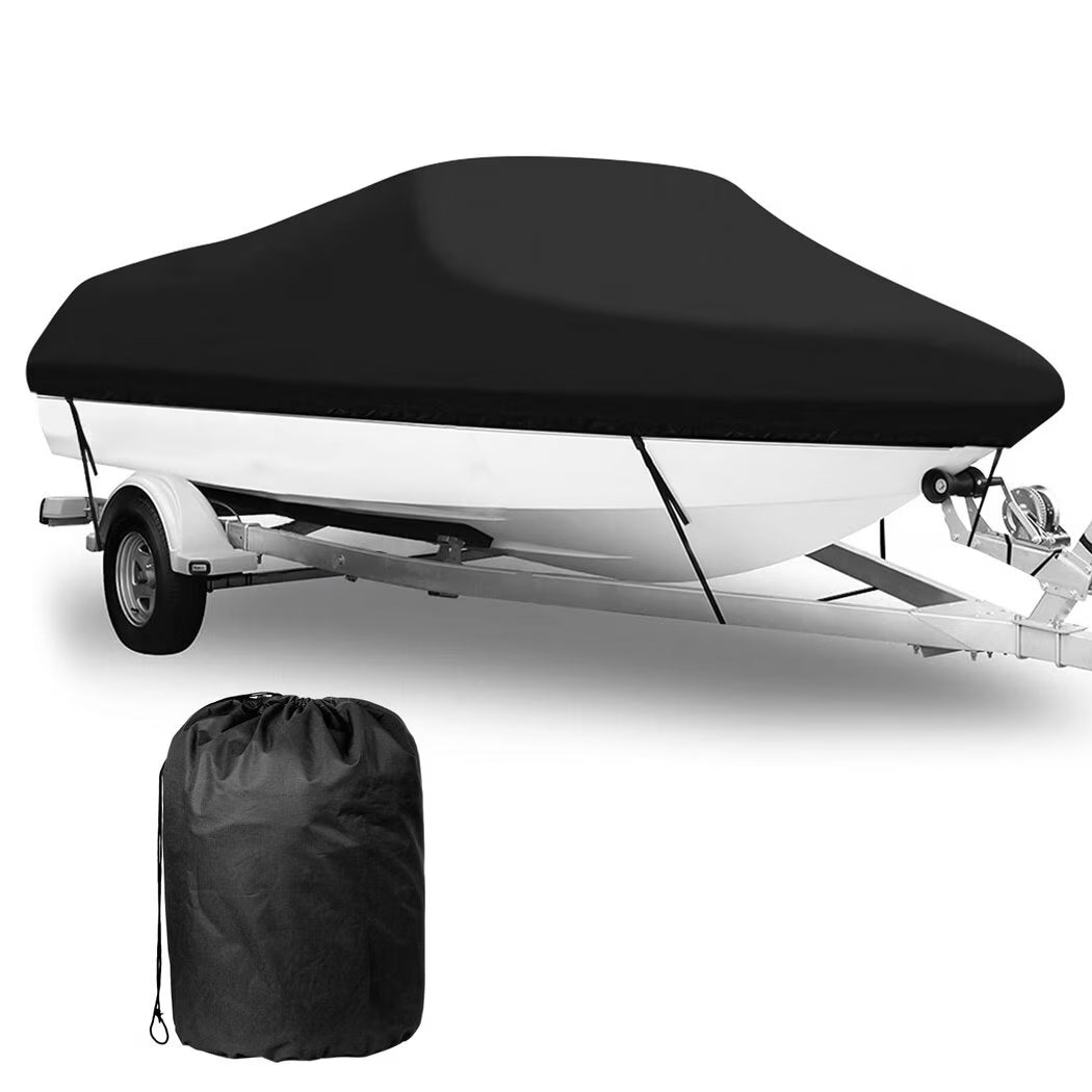 Boat Cover for V-Hull Runabouts Outboards and I/O Bass Boats, Fits up to 20-22ft I9108