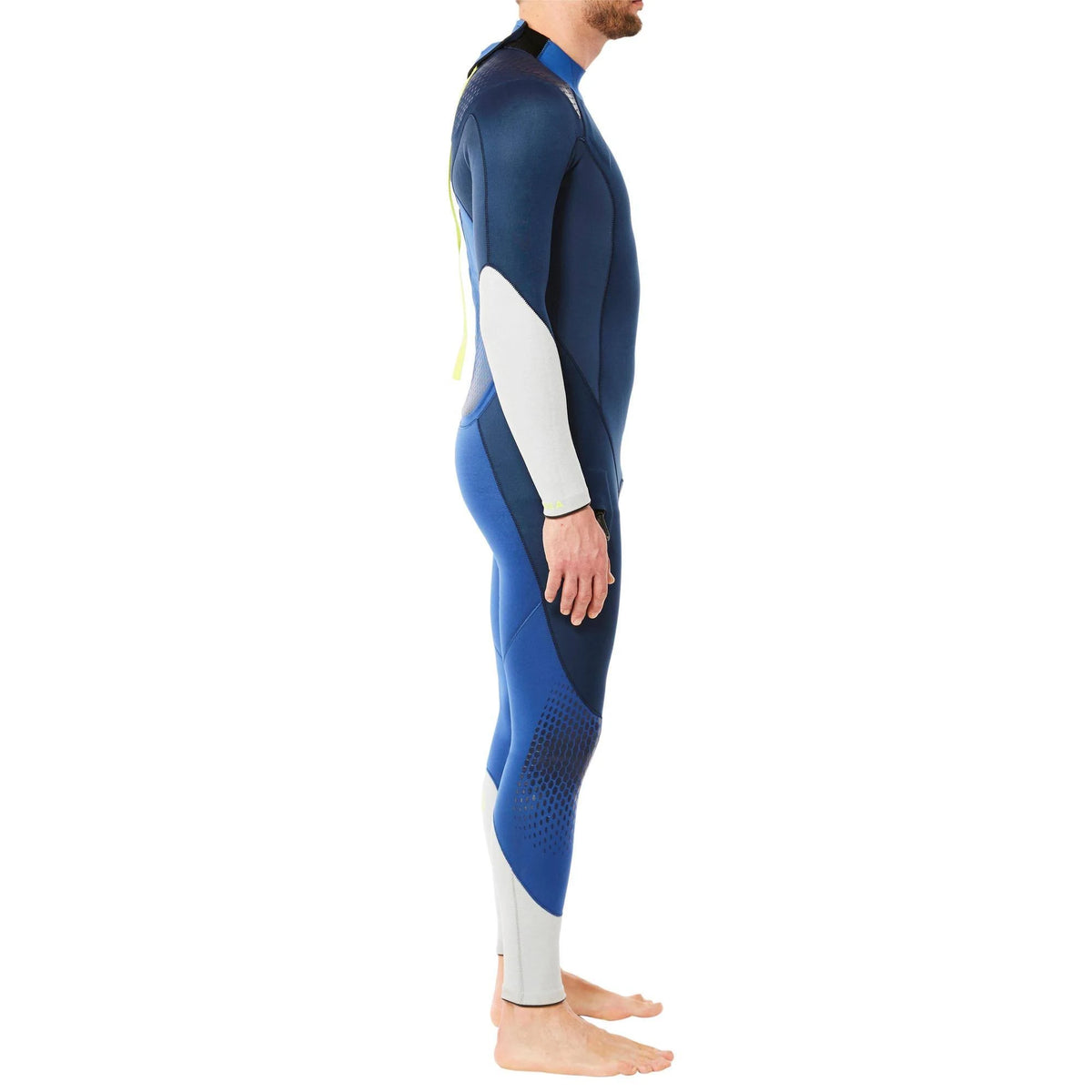 Men's Scuba Diving 3 mm Wetsuit Dark Blue, Size Small F35735