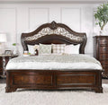 Brown Cherry Solid Wood King Bed B426840