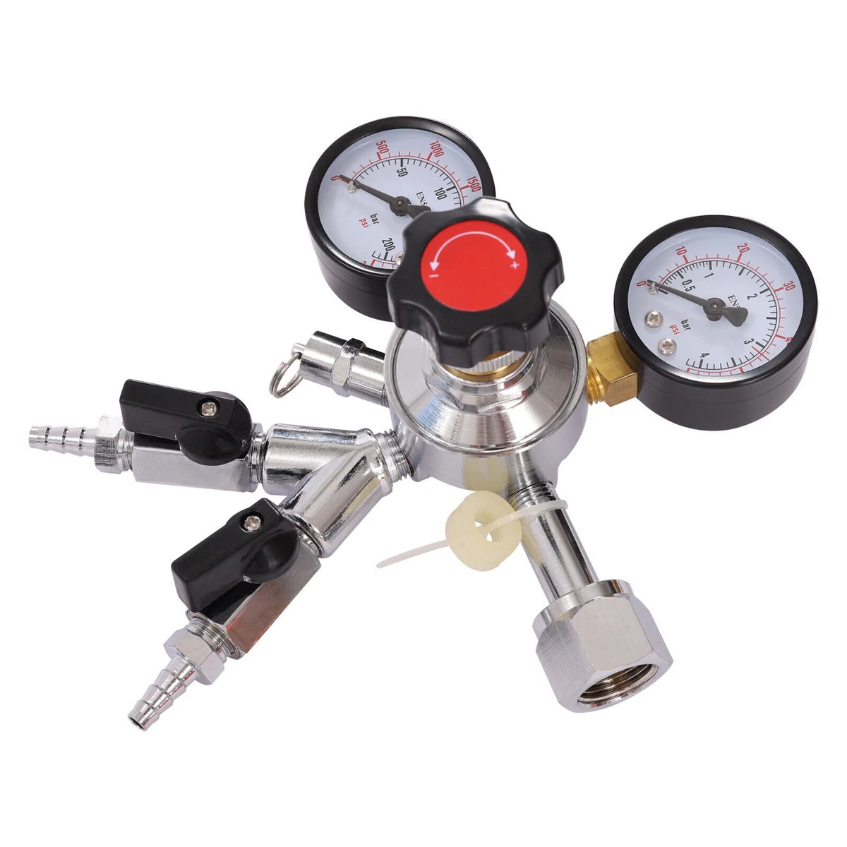 Stainless Steel Beer Tower Kit with Dual Gauge Regulator F308