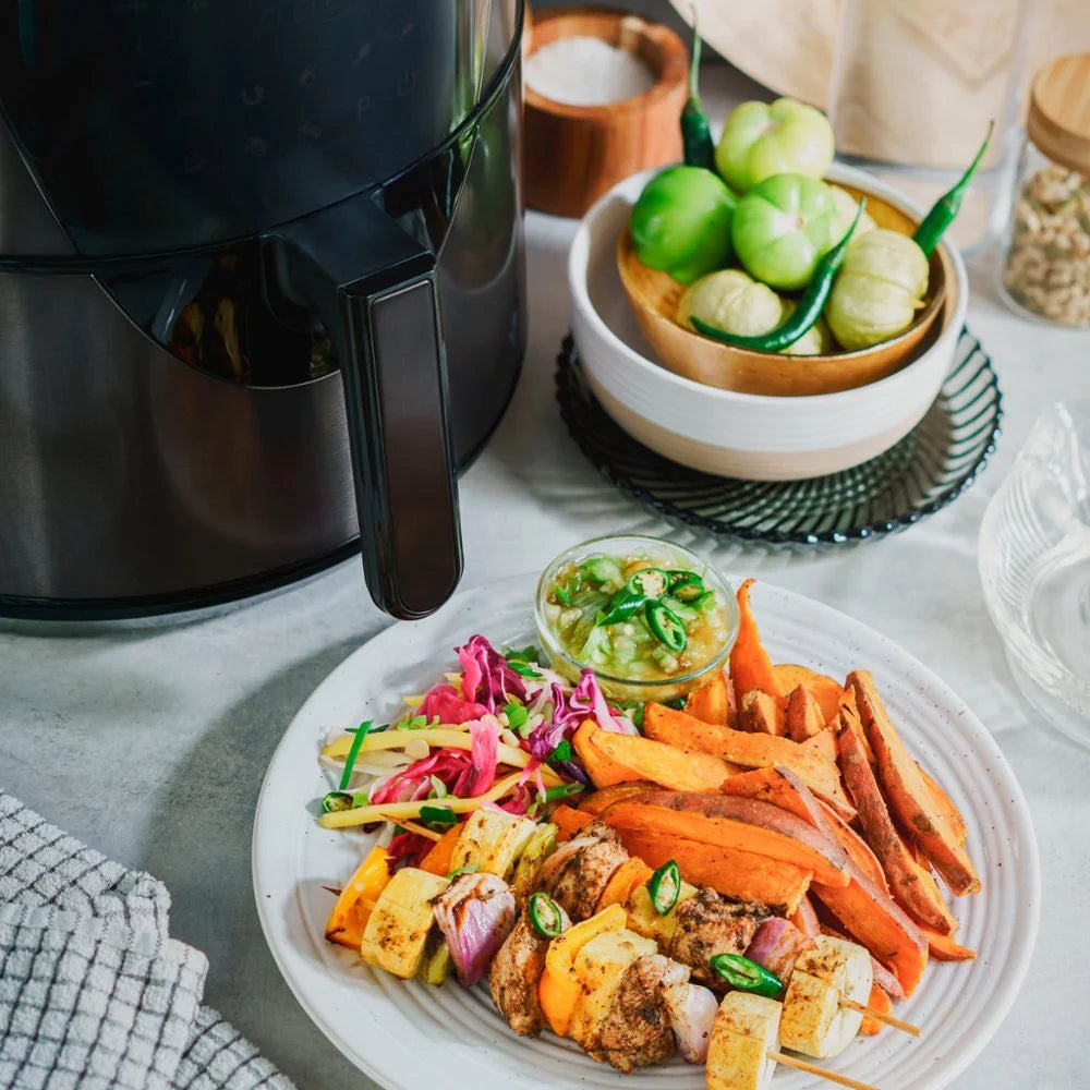 Ink Blue Stainless Steel Digital Air Fryer Y507