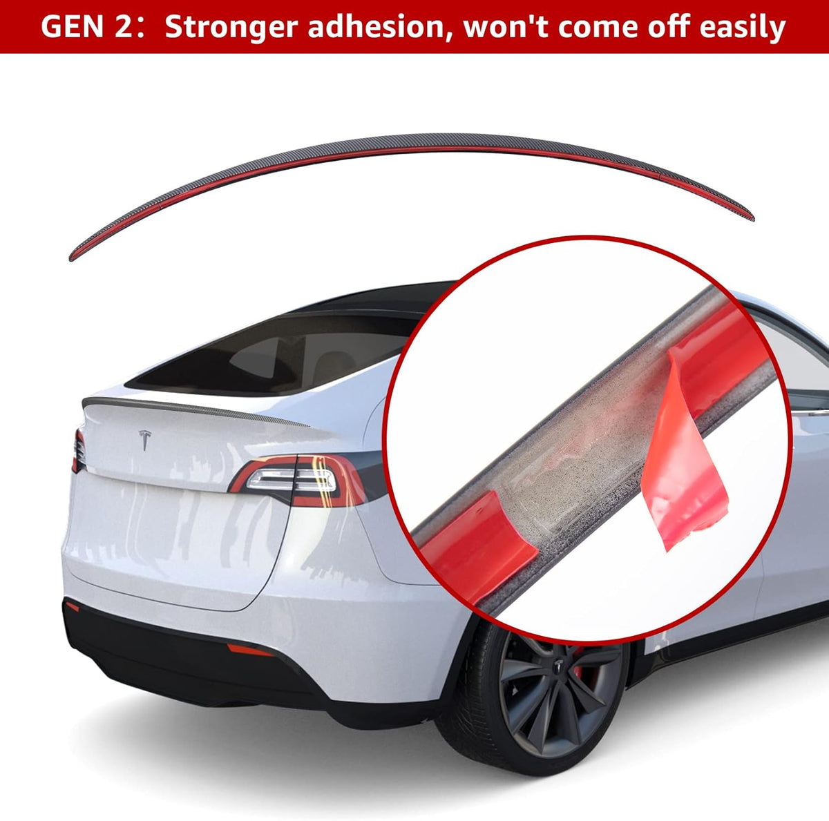 Matte Carbon Fiber Trunk Wing Spoiler O365