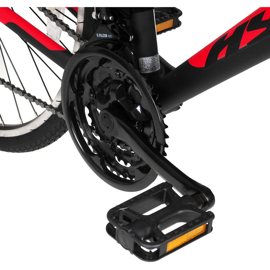 700c Men's Black and Red Hybrid Bike R8519