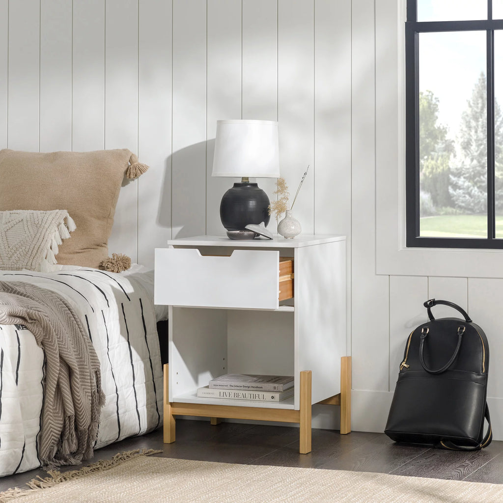 White 1-Drawer Dresser Y705670