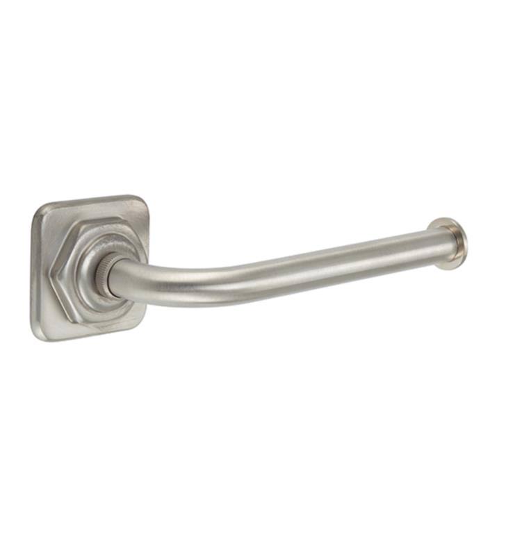 Single Post Paper Holder/Towel Ring - Matte White G702330