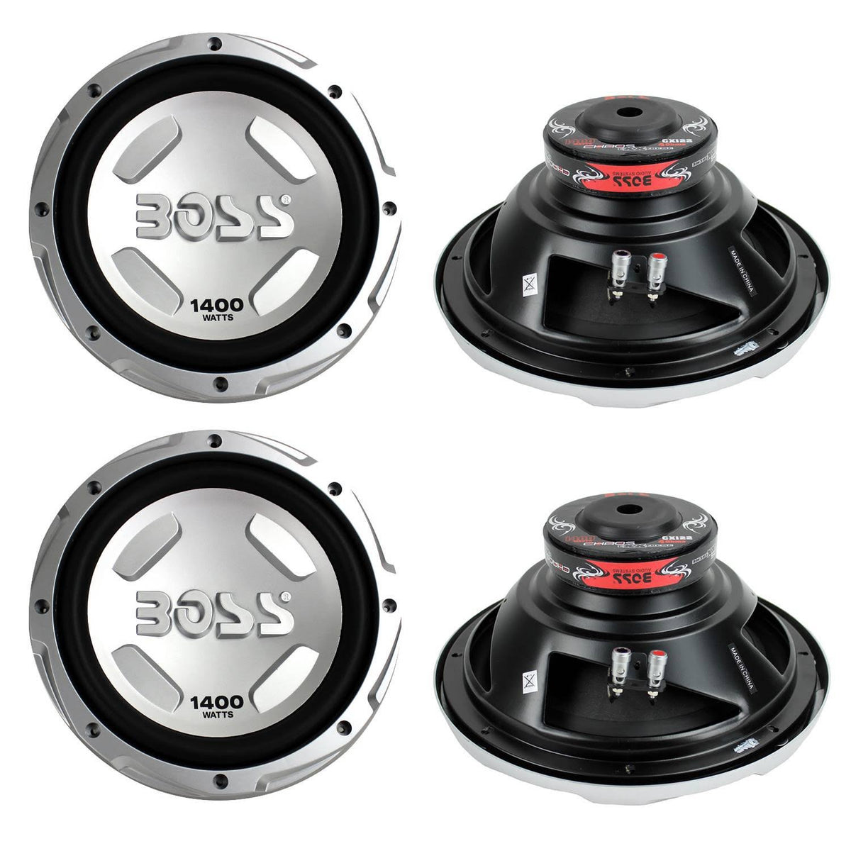 12x22 5600 Watt Car Subwoofer Pair I5197