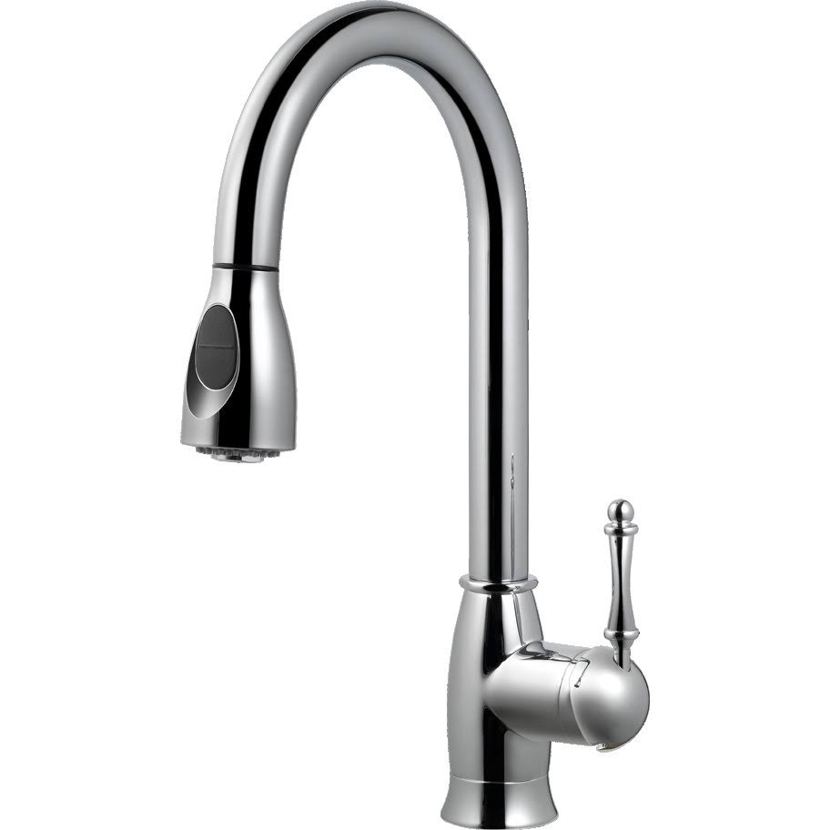 Polished Chrome Pull Down Kitchen Faucet X6970