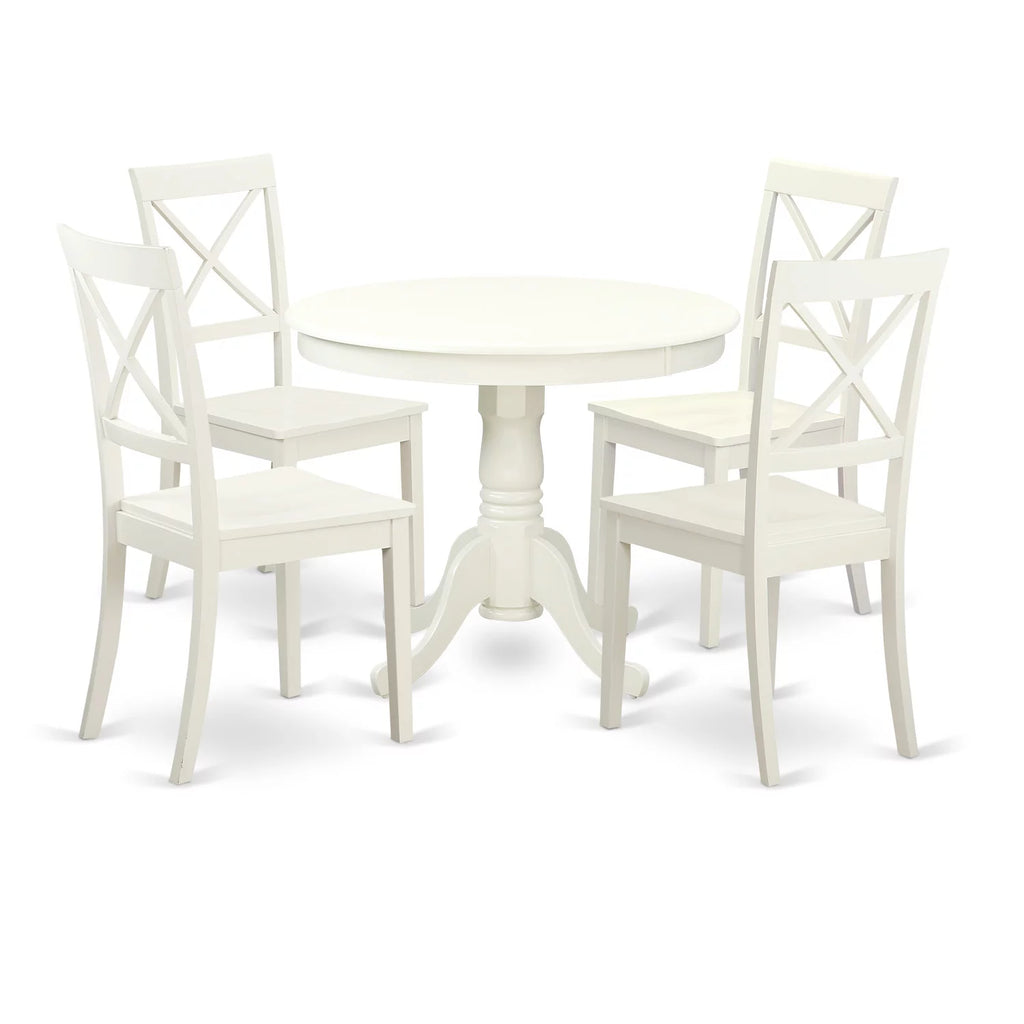5 Piece Wood Table and Chairs K9259