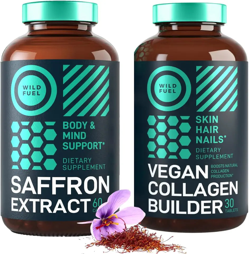 Vegan Collagen Builder and Saffron Extract Bundle L999165